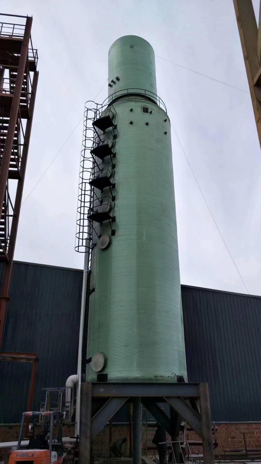 砖厂定制脱硫塔 烟尘净化处理设备 钢铁厂用定制脱硫塔