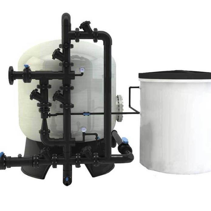 银川蒸汽锅炉全自动软水器大型换热站软化水系统