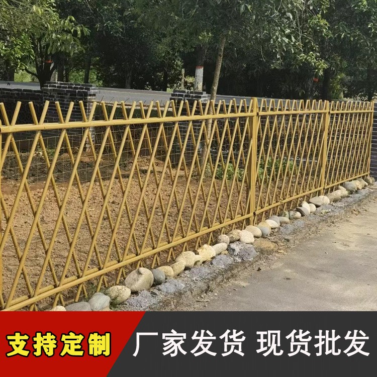 生态菜园防竹节管围栏杆不锈钢仿竹护栏