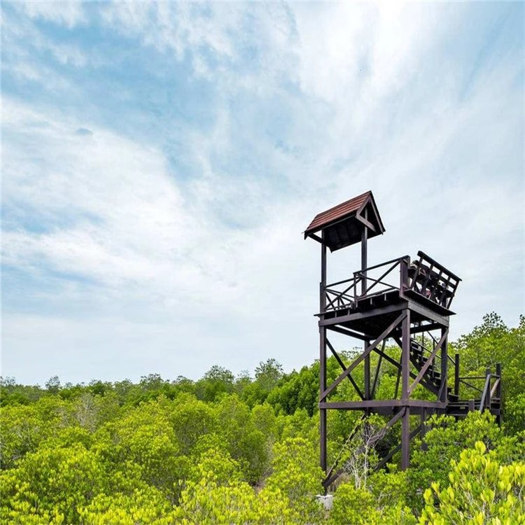 森林景区监控塔 防火监测塔 瞭望塔