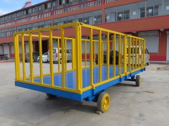 护栏平板拖车