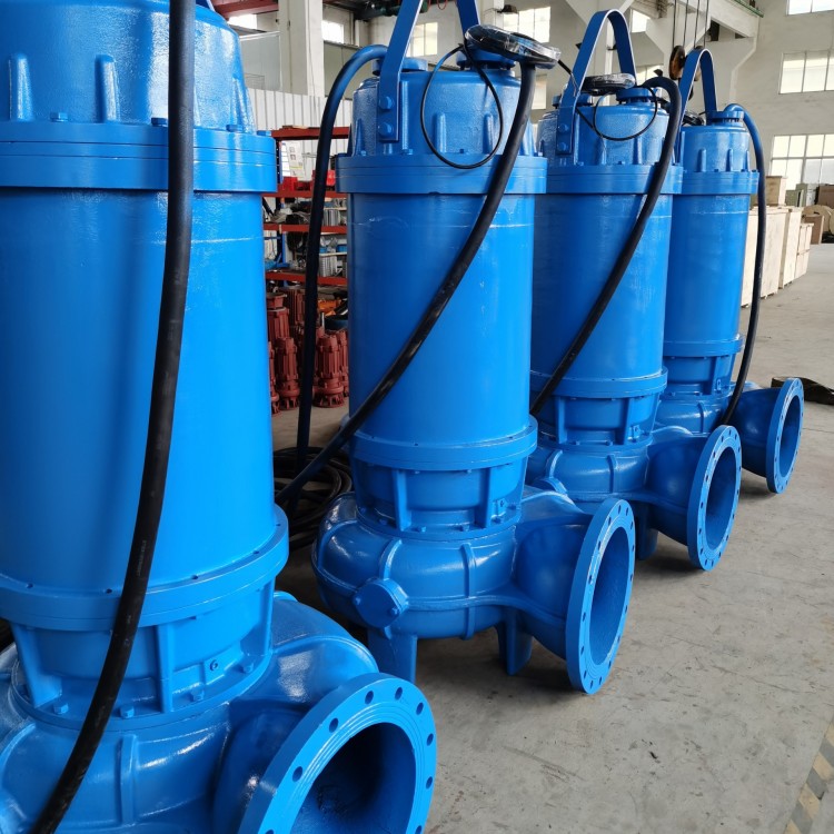 QW潜水泵定制大口径大功率大排量清淤废水房地产集水井排污泵