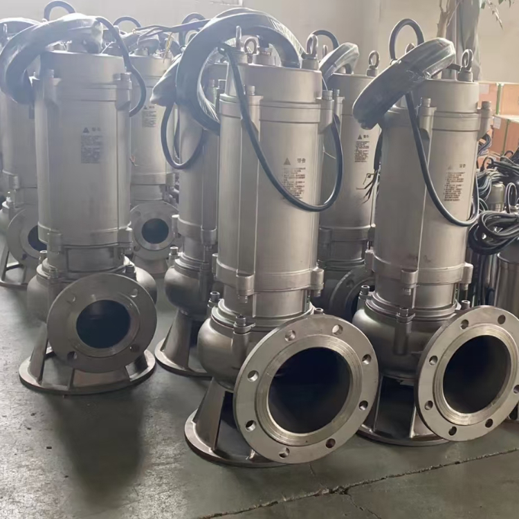 不锈钢潜水泵50WQP-2.2KW304/316耐酸碱白钢泵