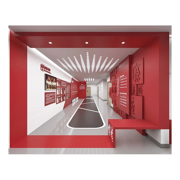 红色主题文化墙设计