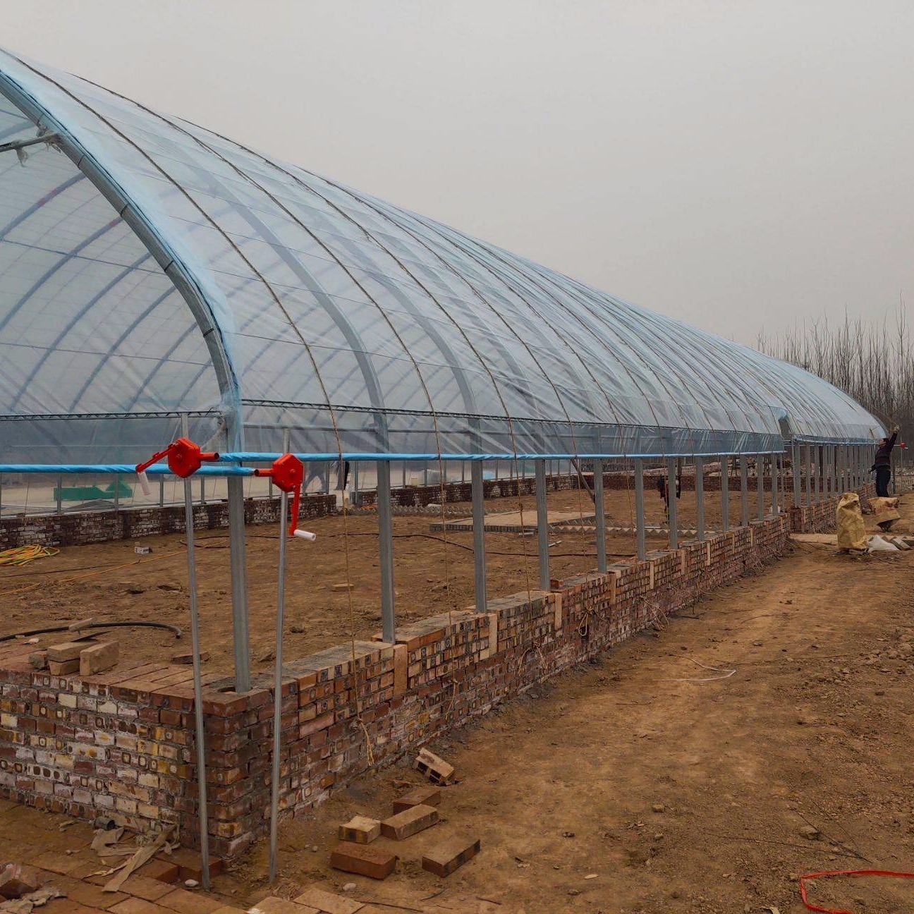 建设新型养猪钢架大棚 生态养猪温室厂家 生猪饲养保温圈舍