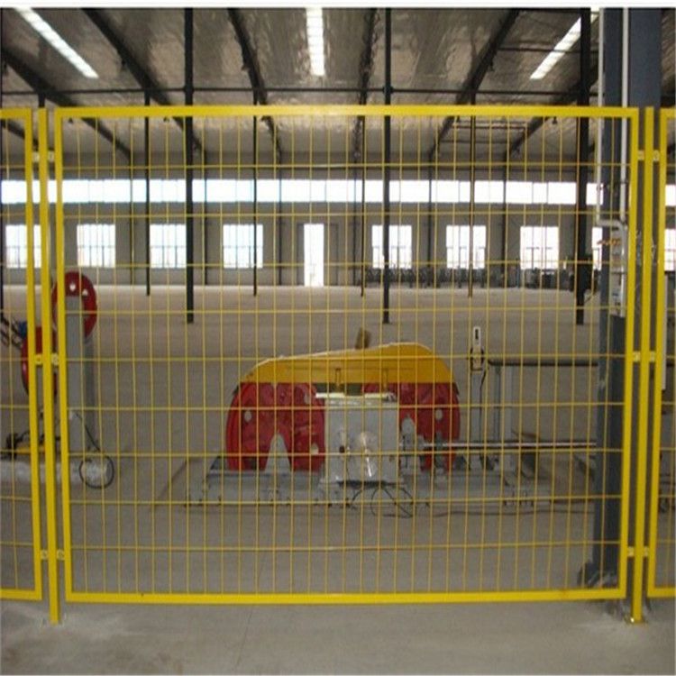 工厂黄色隔离网 采摘农场绿色围栏 小孔透光性好护栏网