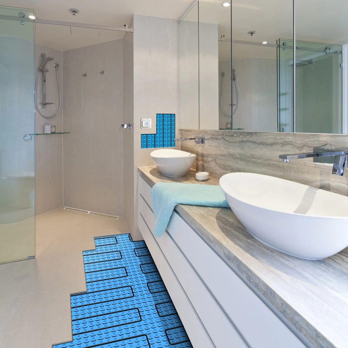 浴室卫生间电地暖舒适安系统安装施工