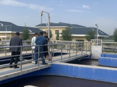 内蒙古某污水处理厂实地考察