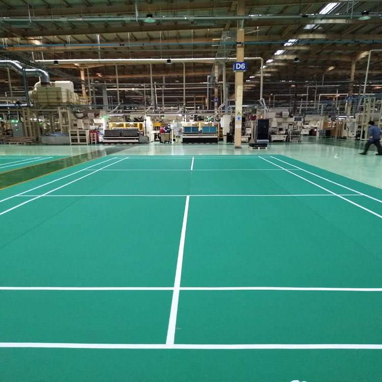 羽毛球塑胶地板、羽毛球场地垫、羽毛球运动地胶
