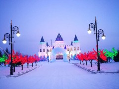 哈尔滨呼兰河口湿地公园冰雪大世界