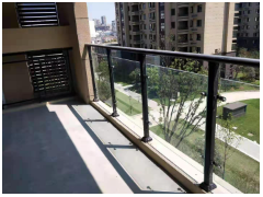 What are the characteristics of zinc steel railing material?