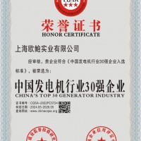 中国发电机行业30强企业