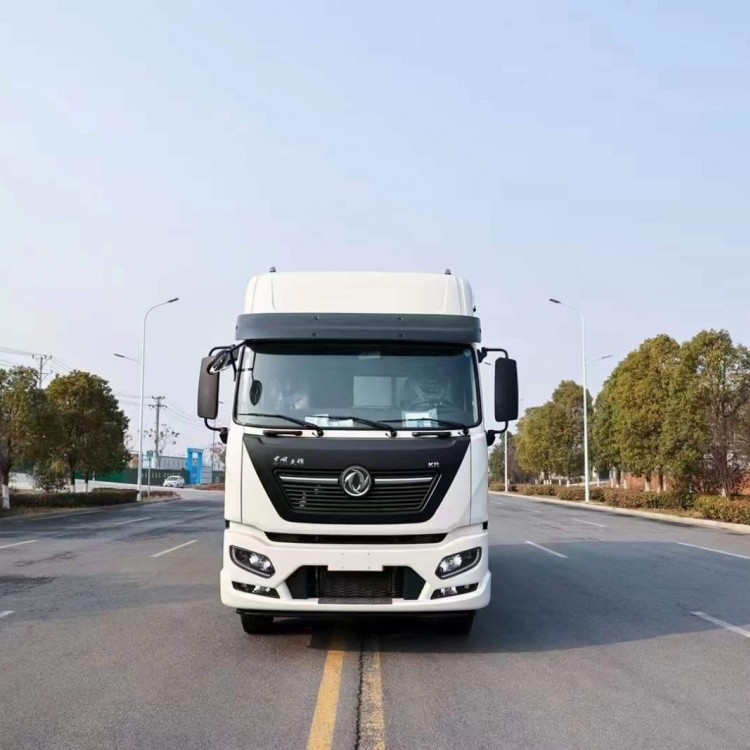 东风天锦白色国六6.8米290马力冷藏车