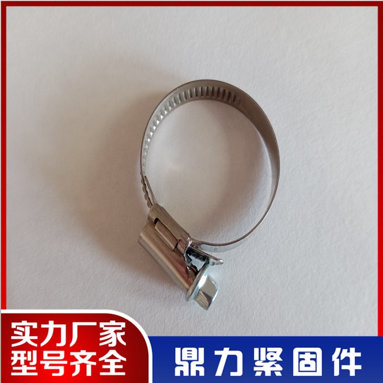 German-style eccentric hose clamp