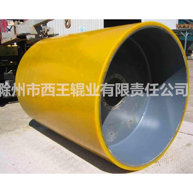 输送皮带机包胶滚筒大直径解决停机周期 可加工定制