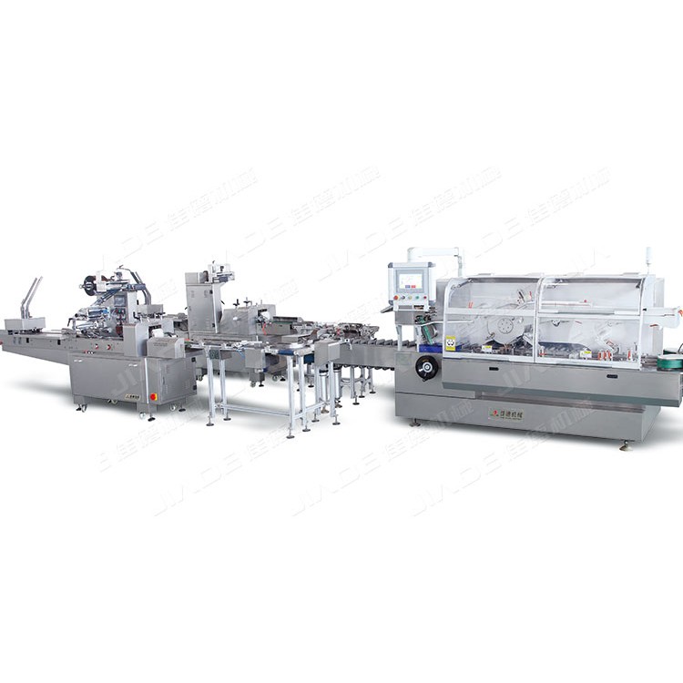 全自动高速（双枕包）装盒生产线