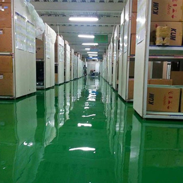 Solvent-free epoxy flooring