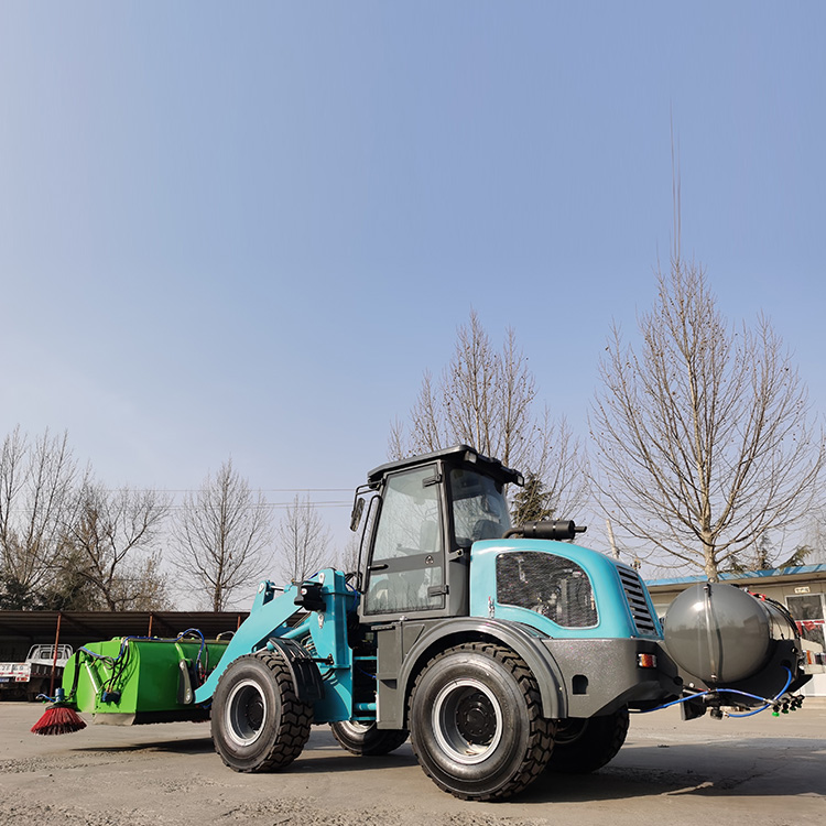 Port sweeping vehicle