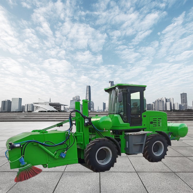 Coal plant sweeping vehicle