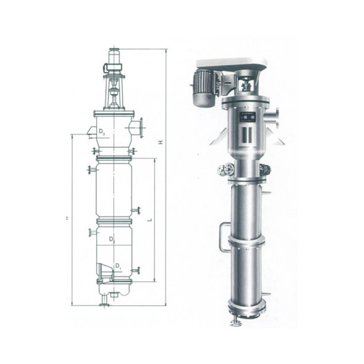 LG系列离心式刮板薄膜蒸发器