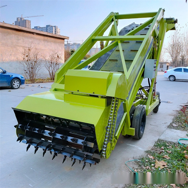 加宽滚刀式青贮取料机 大型电动装取机 浩发