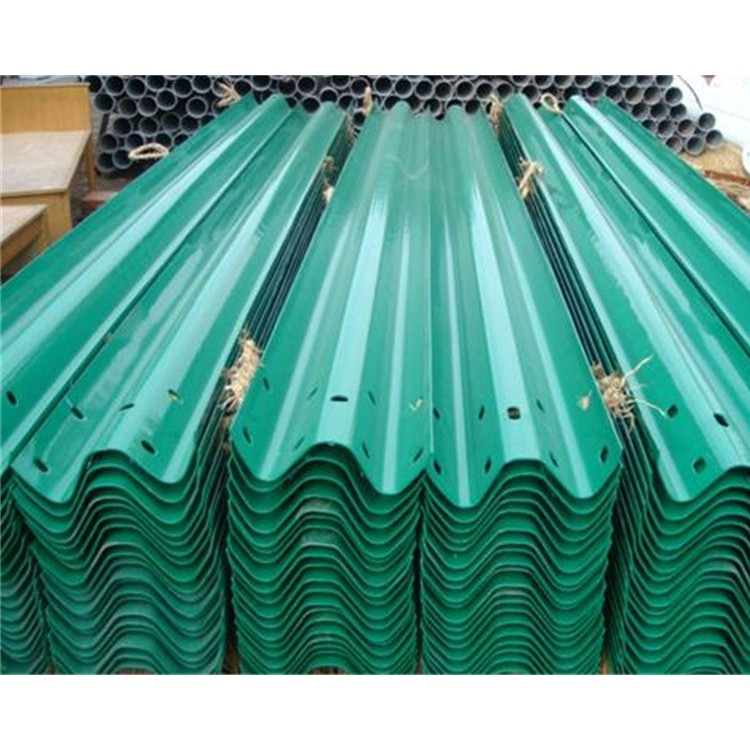 Wavy guardrail panel