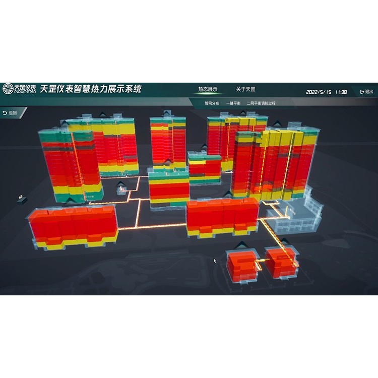 智慧热力站三维展示系统