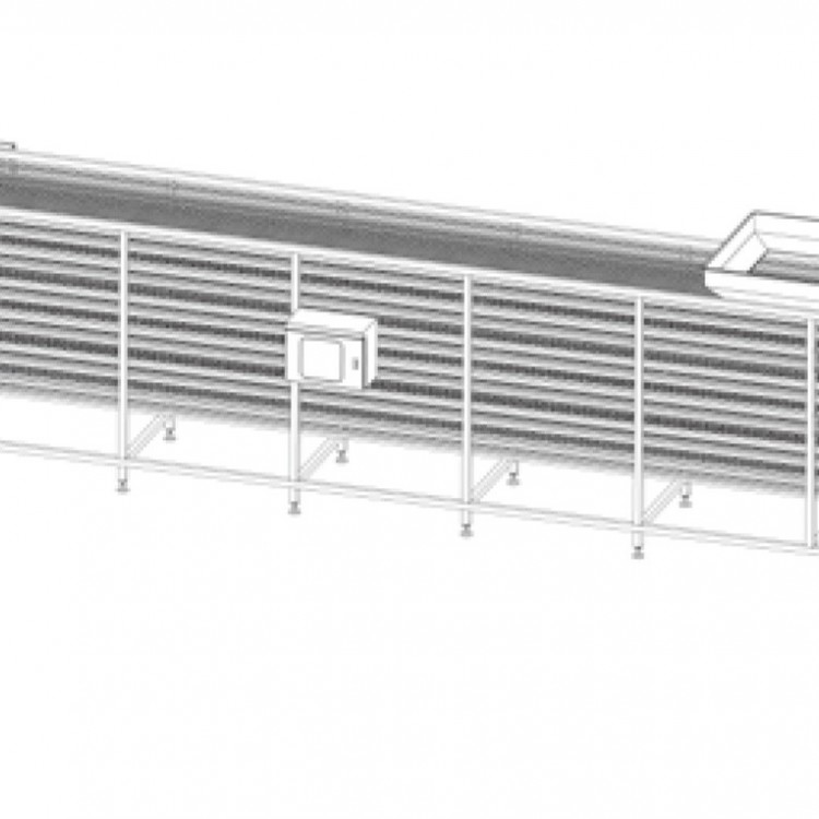 多层摊凉传送带