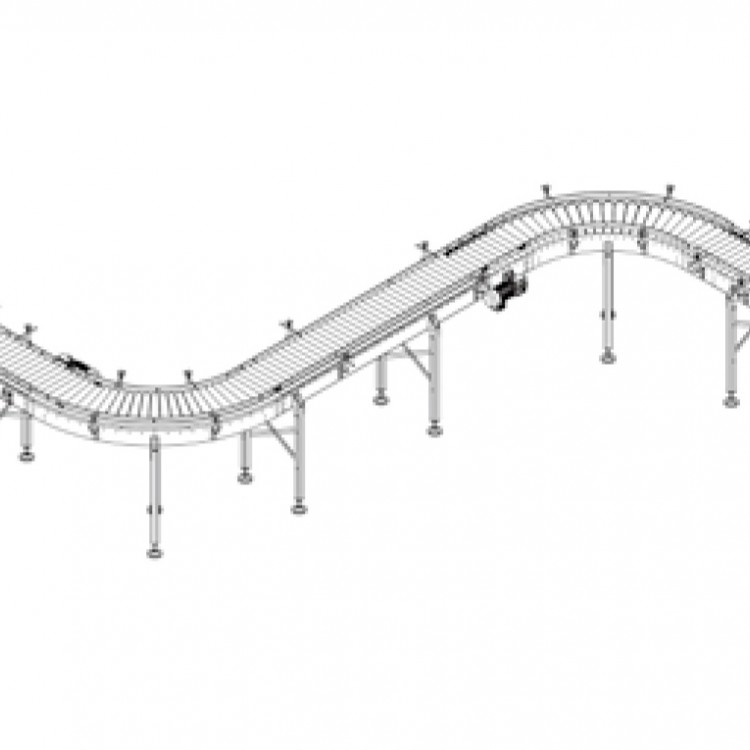 双转弯换向传送带