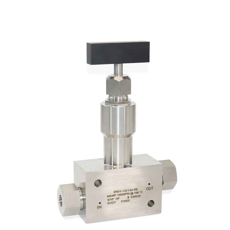 阻火器 氧气阀门 氙气减压器 共面法兰二阀组出口