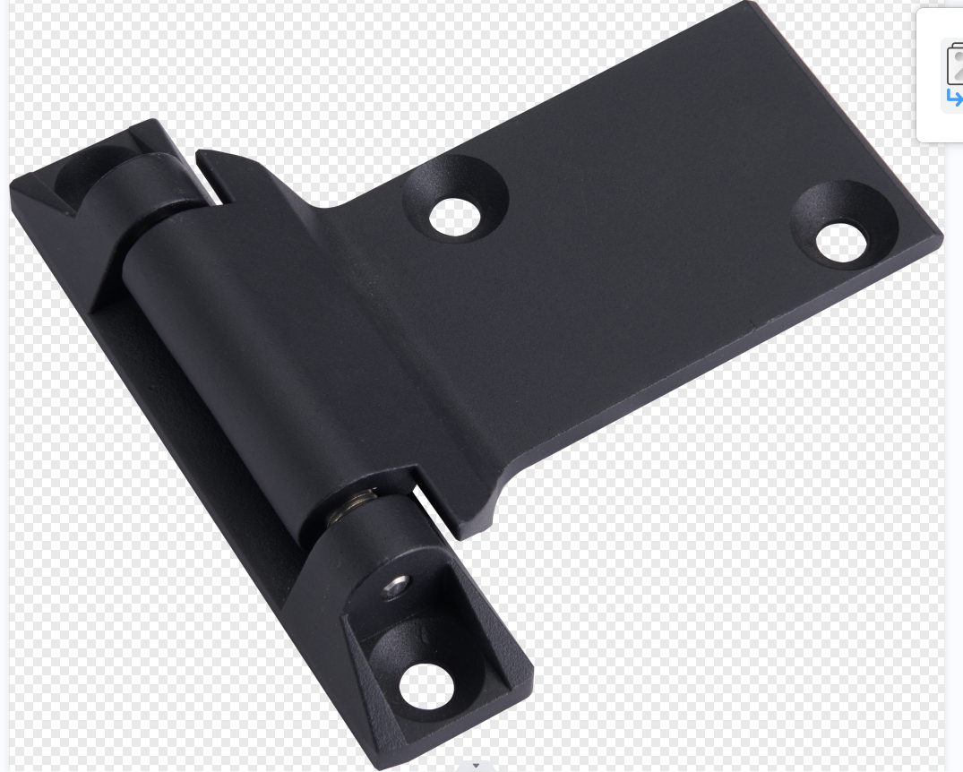 锌合金铰链 CL282-1铰链 喷塑（黑麻面）静铰链，不锈