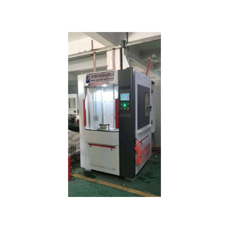 Four-station wet-type automatic sandblasting machine with rotating table