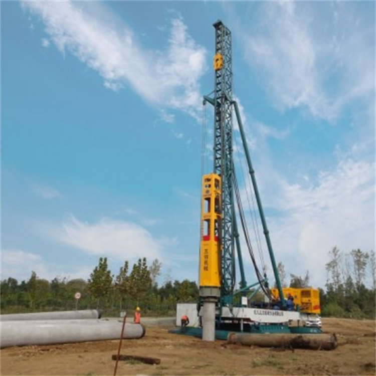 Caisson hammer driving