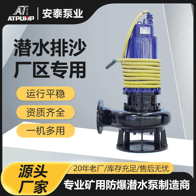 WQB厂用防爆潜水排污泵 BT4 CT4防爆等级