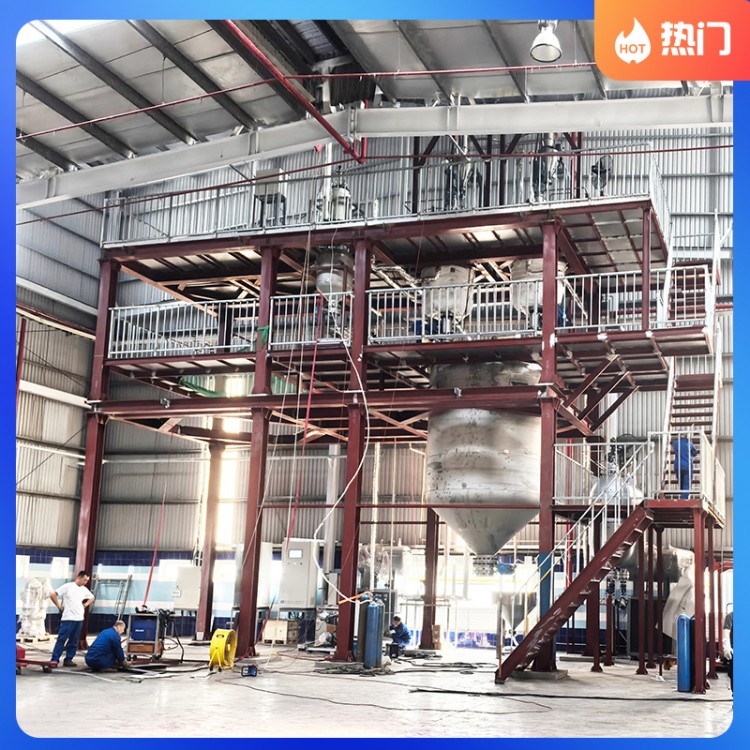 发泡釜安装现场