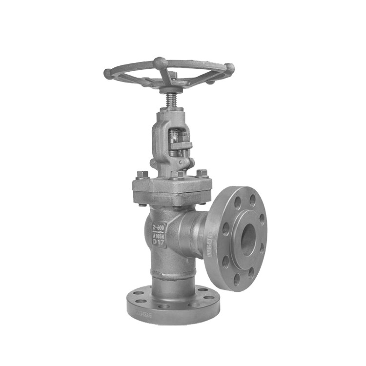 焊接法兰角式截止阀-J44Y-600LB-2
