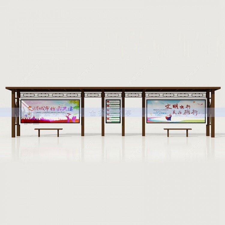 仿古候车亭FGHCT-05
