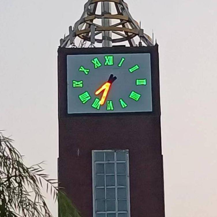 定做安装钟楼钟表 室外大钟 科信牌低噪音 模块式学校可用