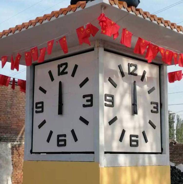 学校建筑钟表 大型罗马盘面 科信传统塔钟技术融入现代工艺