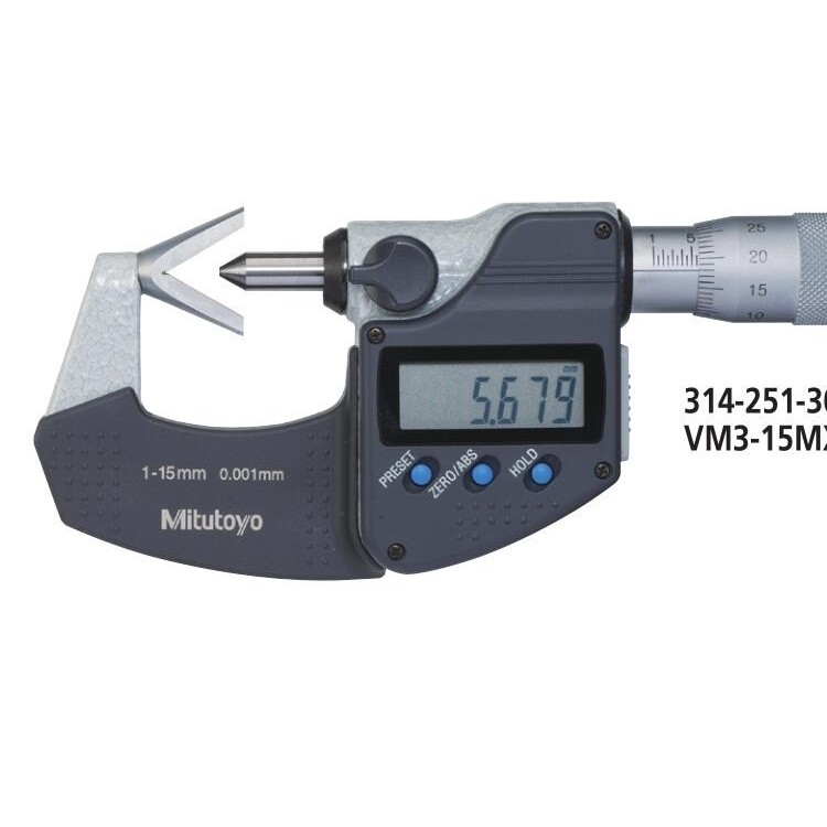 Mitutoyo SAE V-block Micrometer 314-261-30