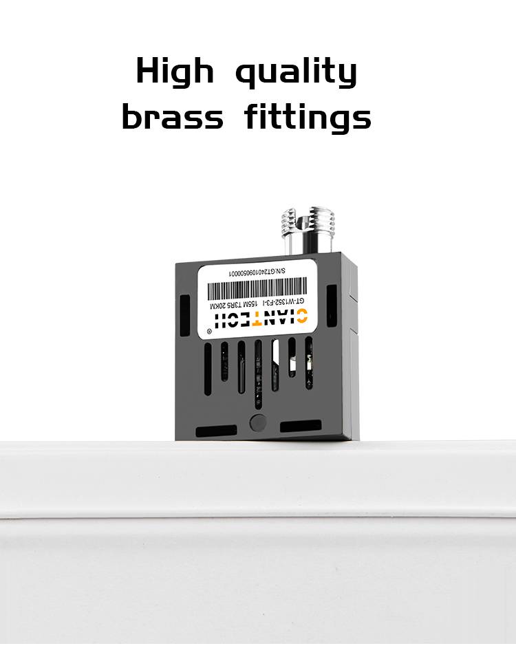 GIANTECH全新1x9百兆光模块155MI24PIN优质芯片无人机专用光纤模块交换机专用 PECL电平 传输以太网信号24PIN芯