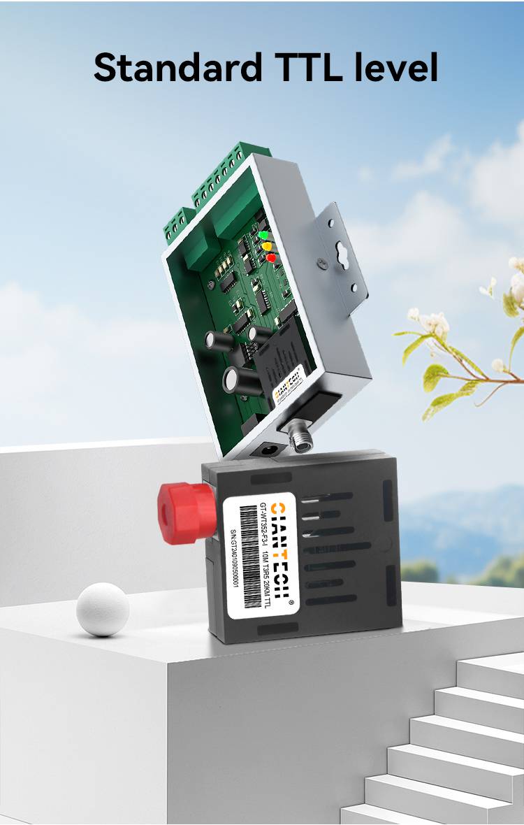 透明传输设计异步通信时钟信号专用，支持GT-WT352-F5DC直流耦合