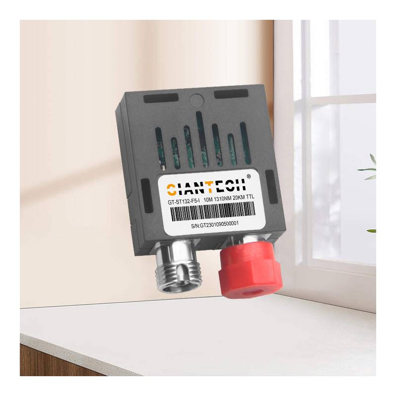 光特通信超低速TTL电平1*9光模块10M单模双纤透明传输设计异步通信时钟信号专用，支持