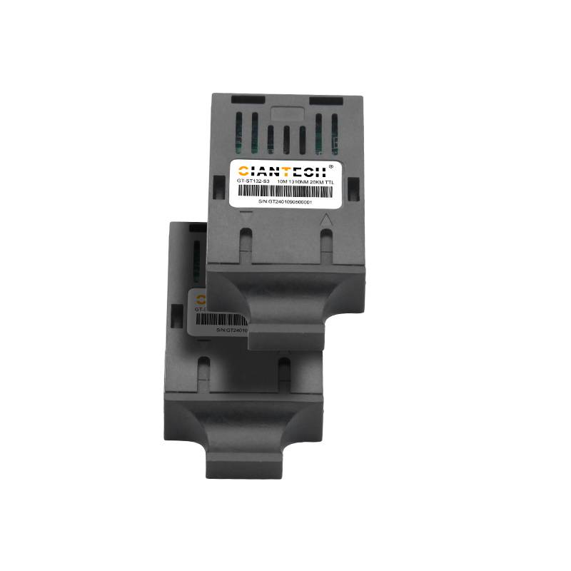 串口TTL电平1X9光模块DC~2M单纤SC口1310/1550单片机电力通信专用模块时钟信号设备可选