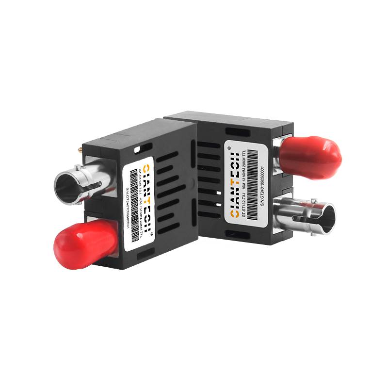 电力通信专用模块时钟信号设备可选TTL电平1*9光模块10M单模双纤收发一体 工业级-40~85度