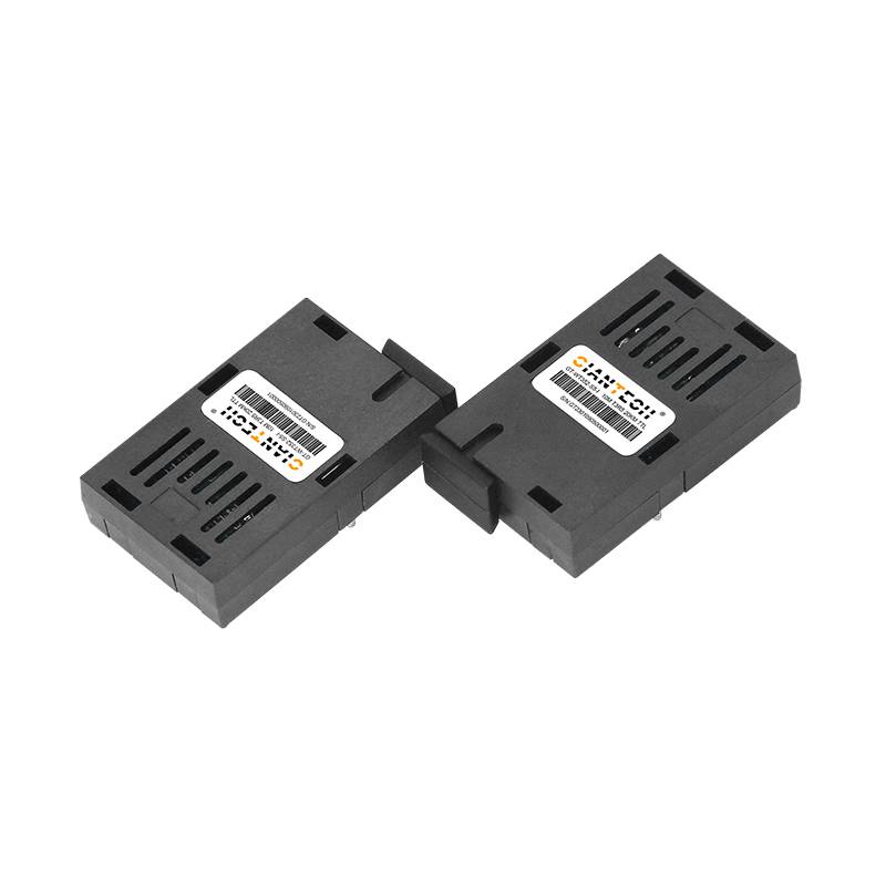 串口TTL电平1X9光模块DC~2M单纤SC口1310/1550单片机电力数据监控专用控制光模块时钟数字信号