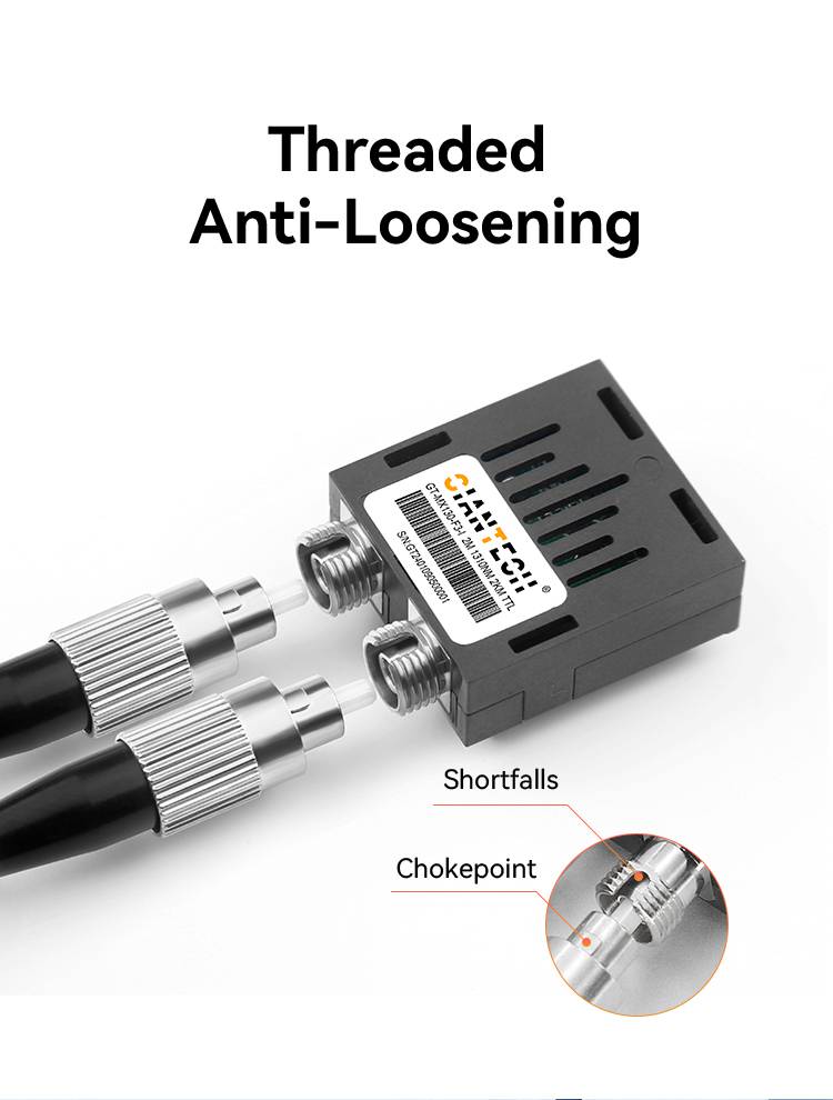 2M超低速率光模块工厂直售工业控制电力监控发电站数据监控专用模块工业级模块多模1310nm