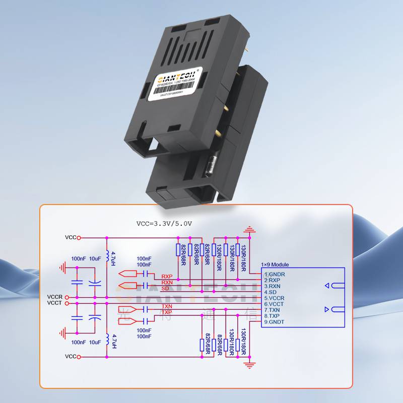 24P光模块 千兆24P 1*9光模块深圳光特通信原装正品模块全新器件国产芯片