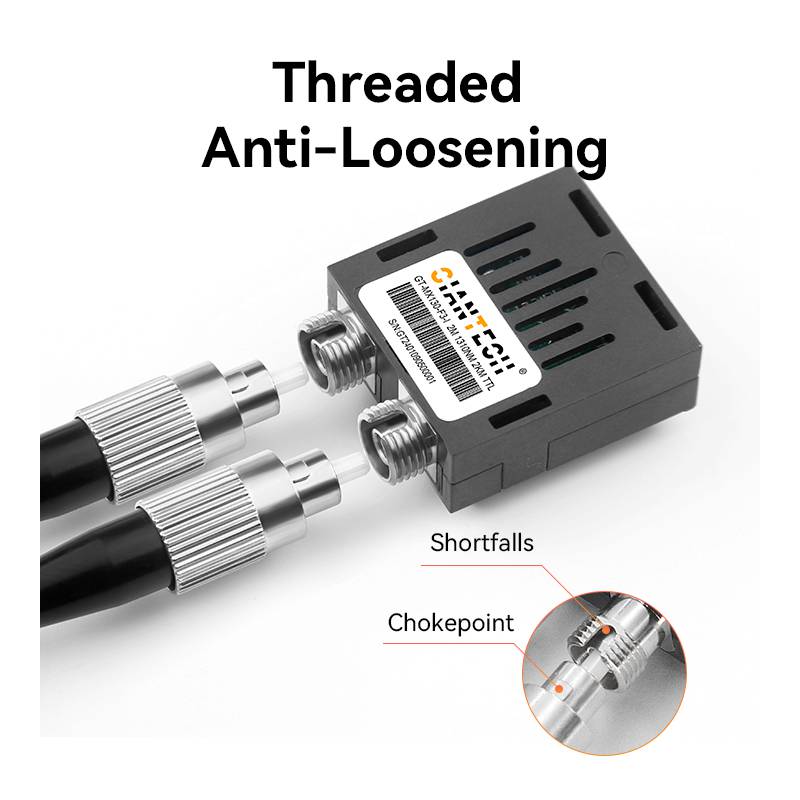 光特通信全新1*9工业控制专用低延时光模块工业级光模块单模双纤FC 10M直流模块