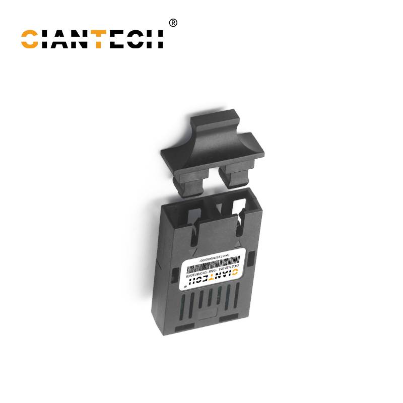 1x9 光模块155M工业级 SC收发一体设计工业级光模块24P芯片透明传输稳定不丢包